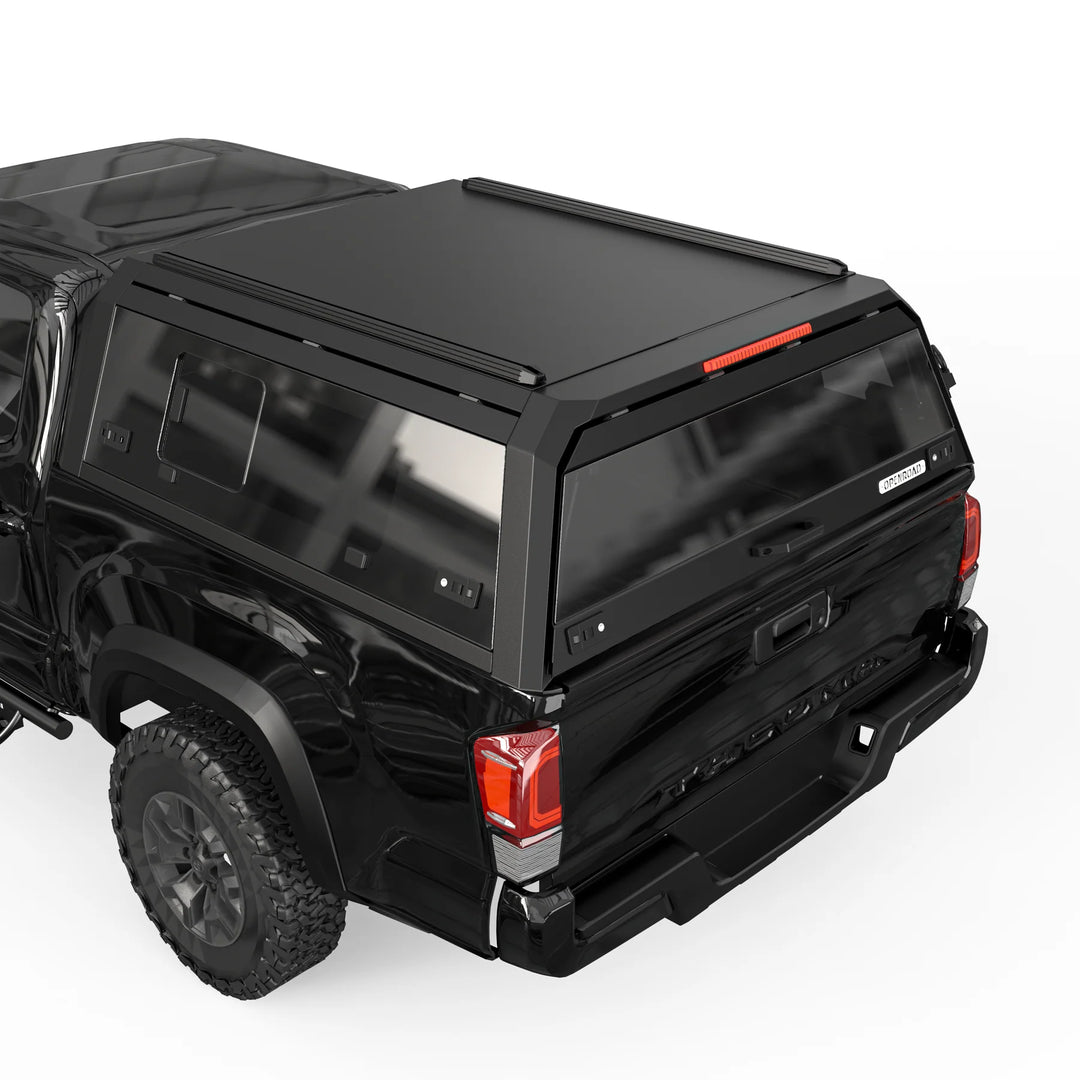 OPENROAD Sliding Glass Side Truck Cap for Tacoma (2016-2023) – 5FT BED