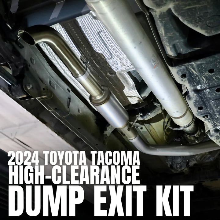 Carven Exhaust Max Clearance Dump Exit Kit for Tacoma (2024+)