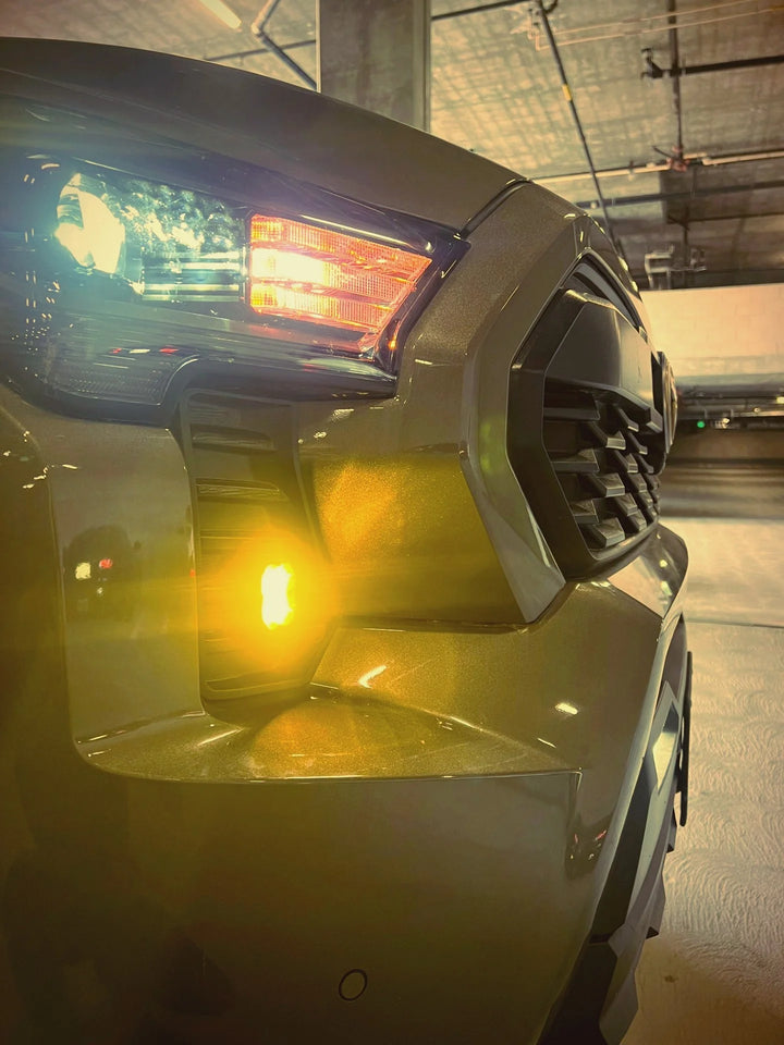 Baja 686 Industries LLC DD SSC1 Led vent cover (Matte Black) + Diode Dynamics SSC1 PRO for Tacoma (2025+)