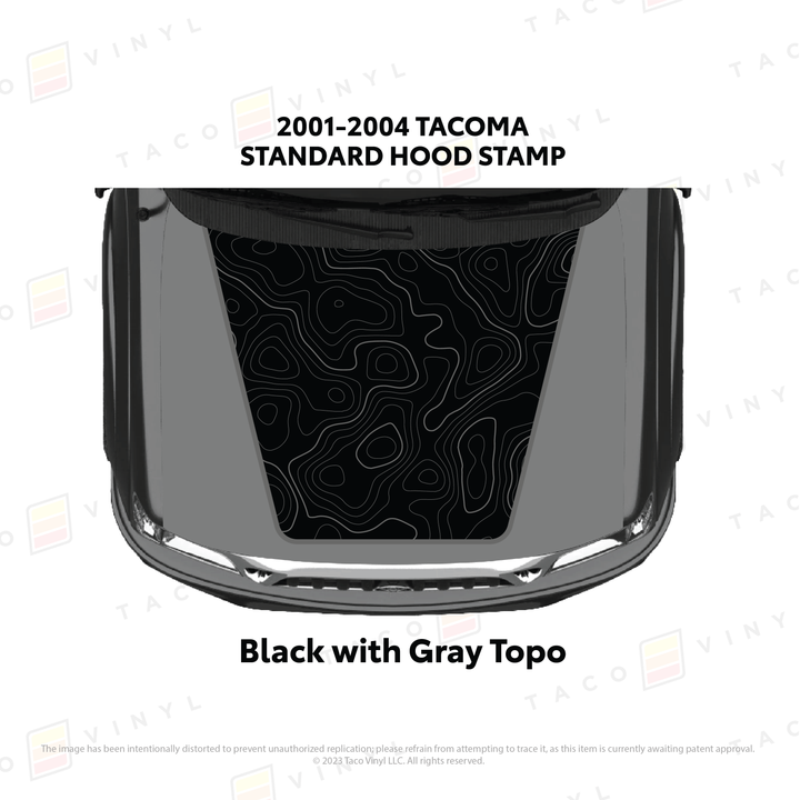 2001-04 Toyota Tacoma Hood Stamp