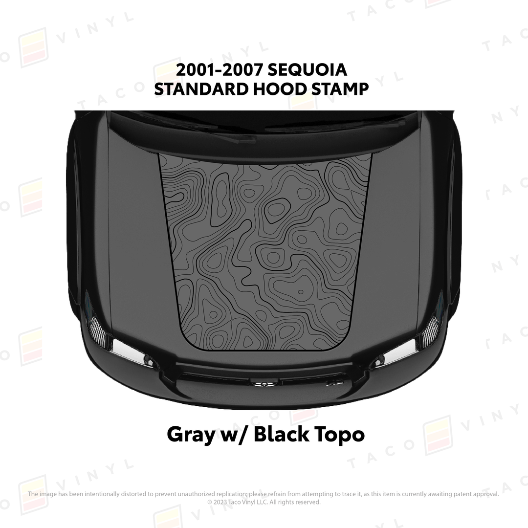 2001 - 07 Sequoia Hood Stamp