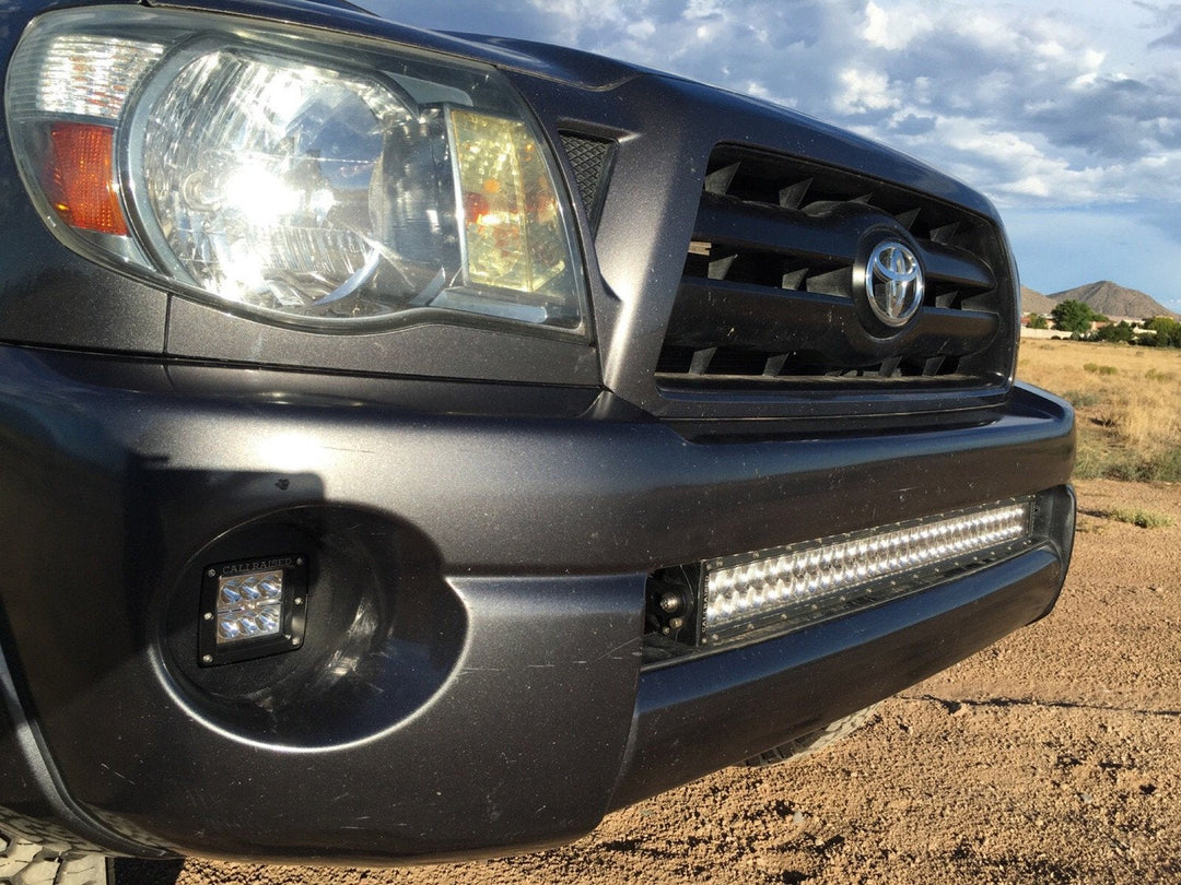 Cali Raised led LED Fog Light Pod Replacements Brackets Kit for Tacoma (2005-2011)