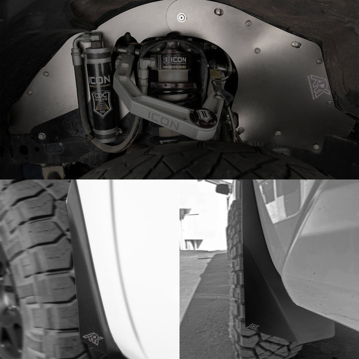 Ark Splash Guards TriXpoly Splash Guards & Mudflap Micros for Tundra (2007-2021)