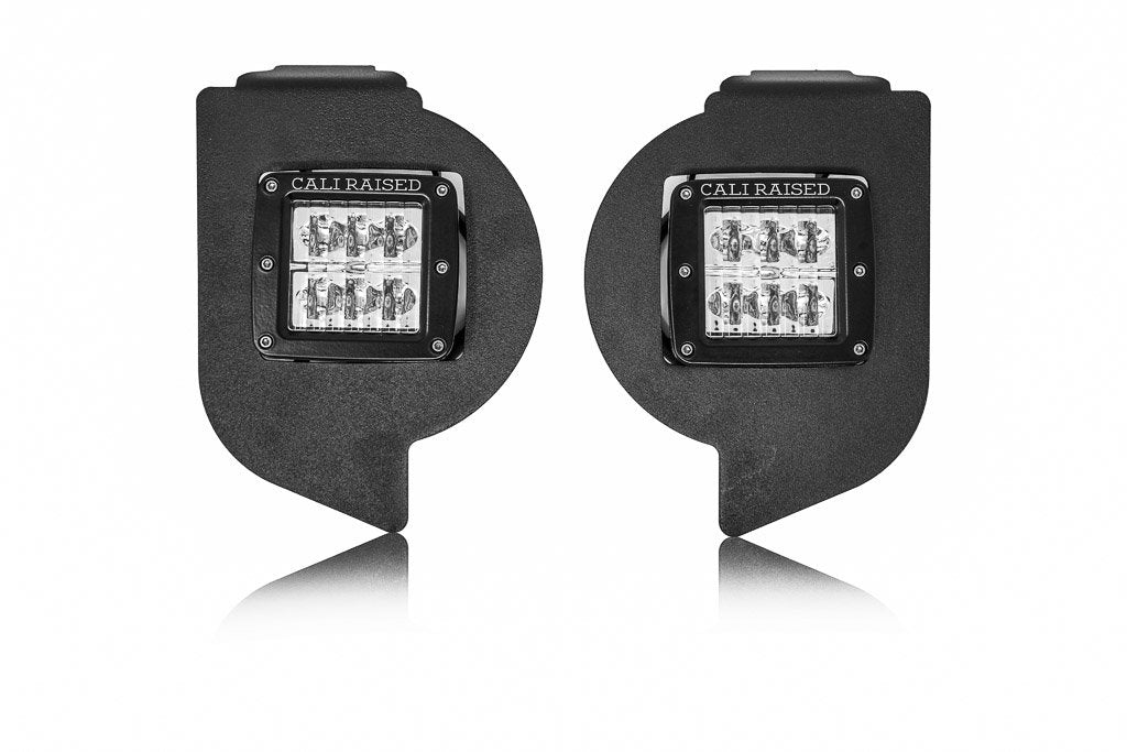 Cali Raised LED LED Fog Light Pod Replacements Brackets Kit 4Runner (2010-2024)