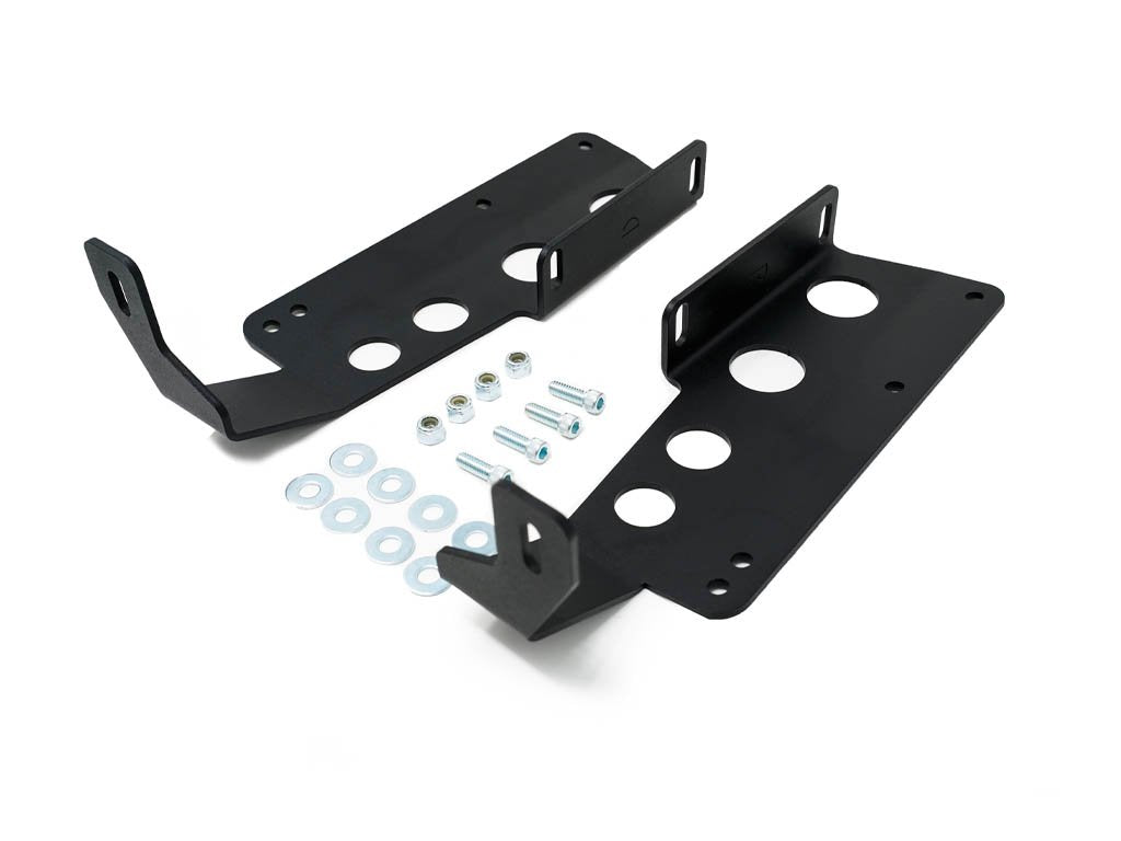 Cali Raised LED 42" Hidden Grille Curved LED Light Bar Mounting Brackets for Tundra (2014-2021)