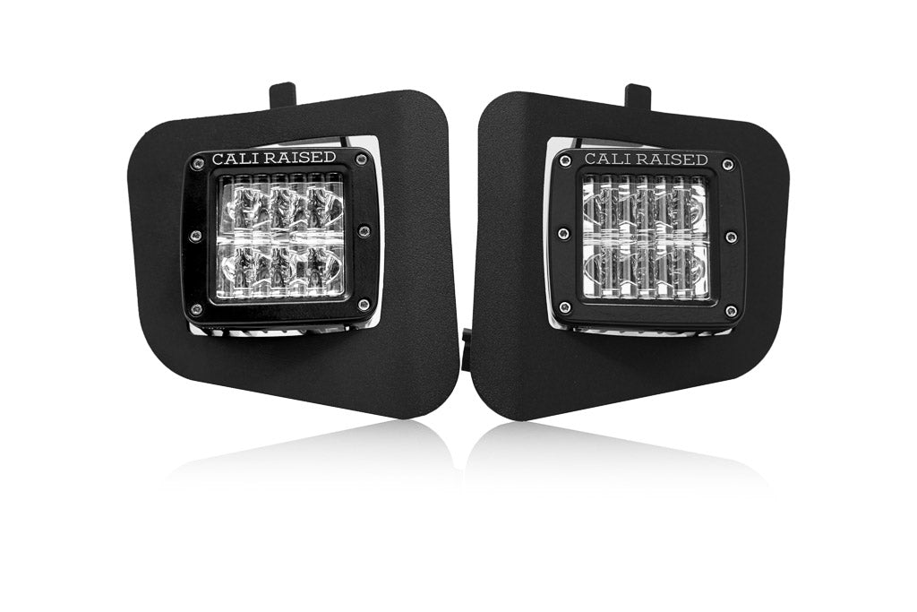 Cali Raised LED Fog Light Pod Replacements Brackets Kit for Tundra (2014-2021)