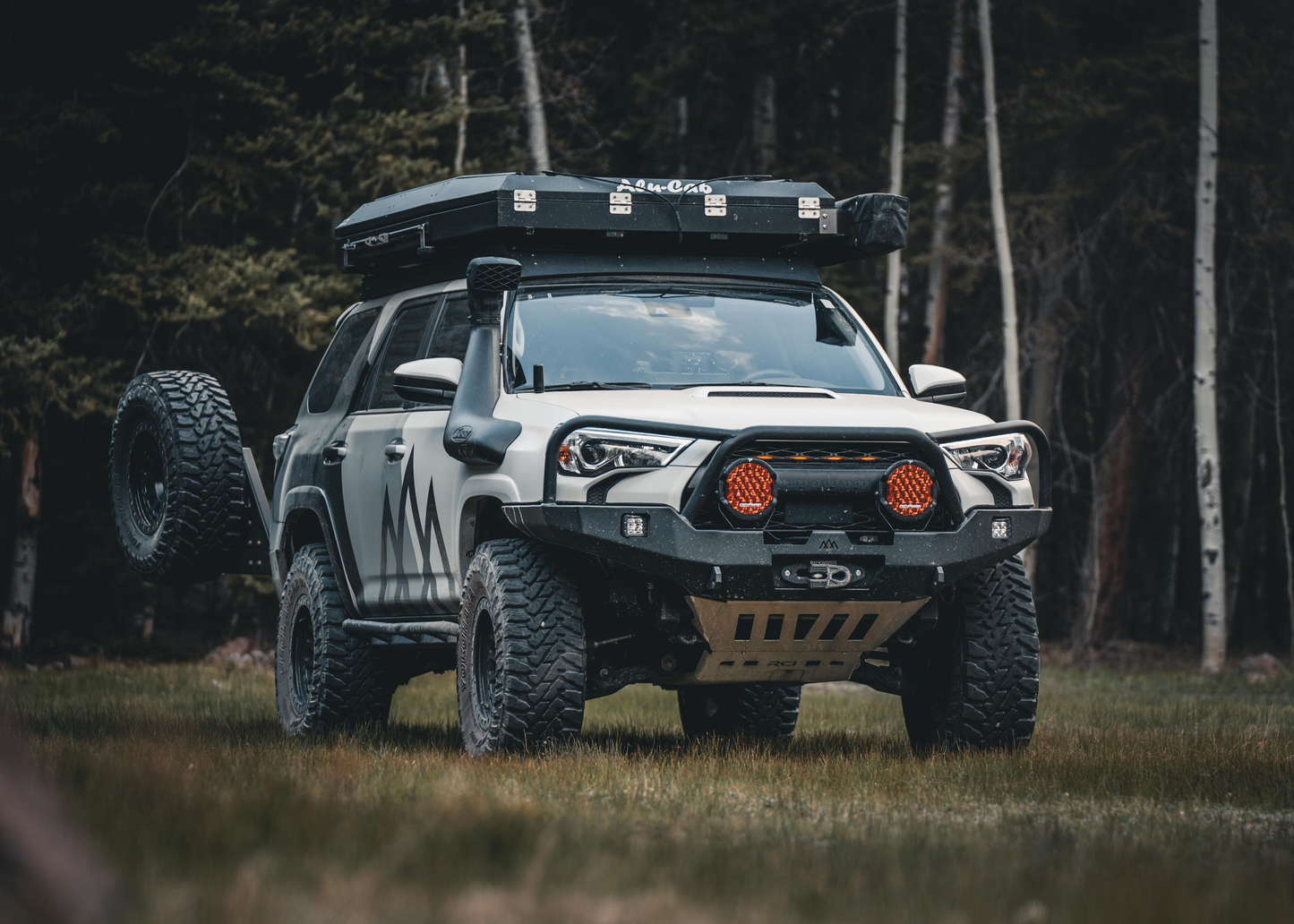 Backwoods Adventure ModeHi-Lite Overland Front Bumper [Bull Bar] for 4Runner (2010-2024)