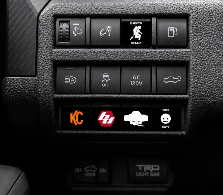Ejecto Seato Blank Button Overlay - 2024+ Land Cruiser / Tacoma / 2025+ 4Runner