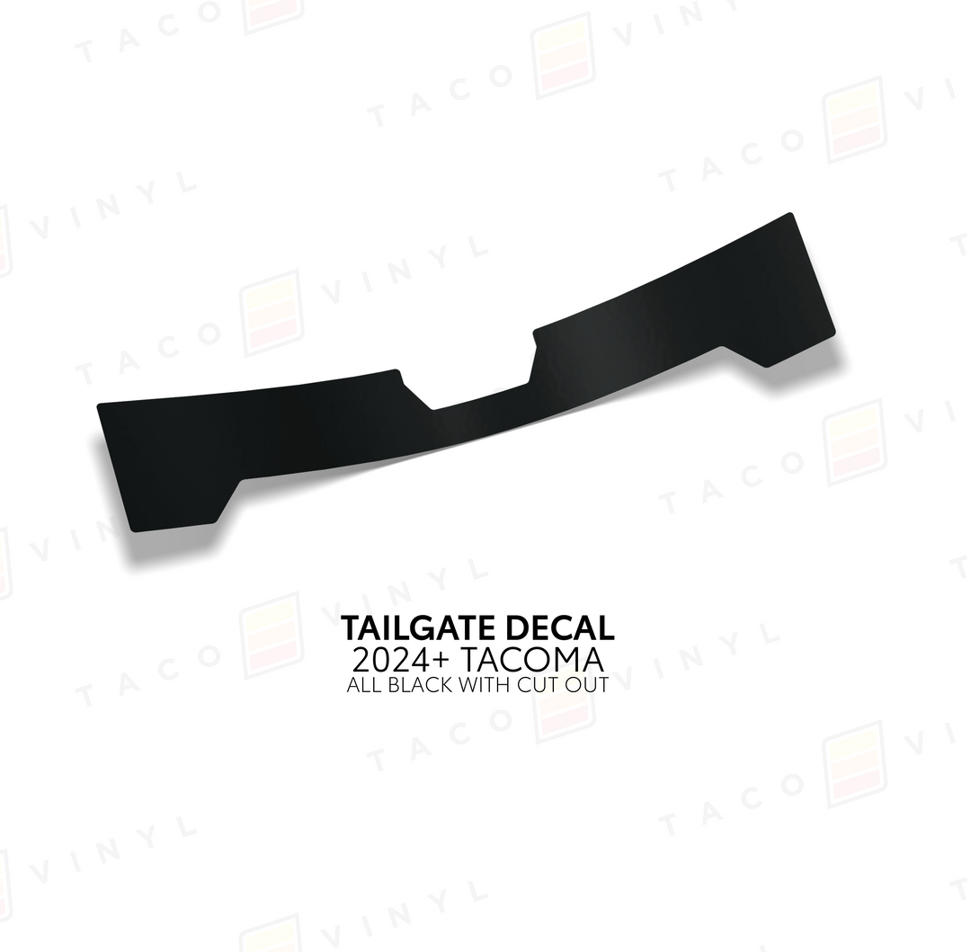 2024+ Tacoma Tailgate Topo Decal