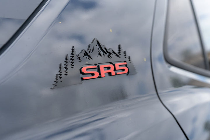 StickerFab SR5 C Pillar Logo Overlays for 4Runner SR5 (2025+)
