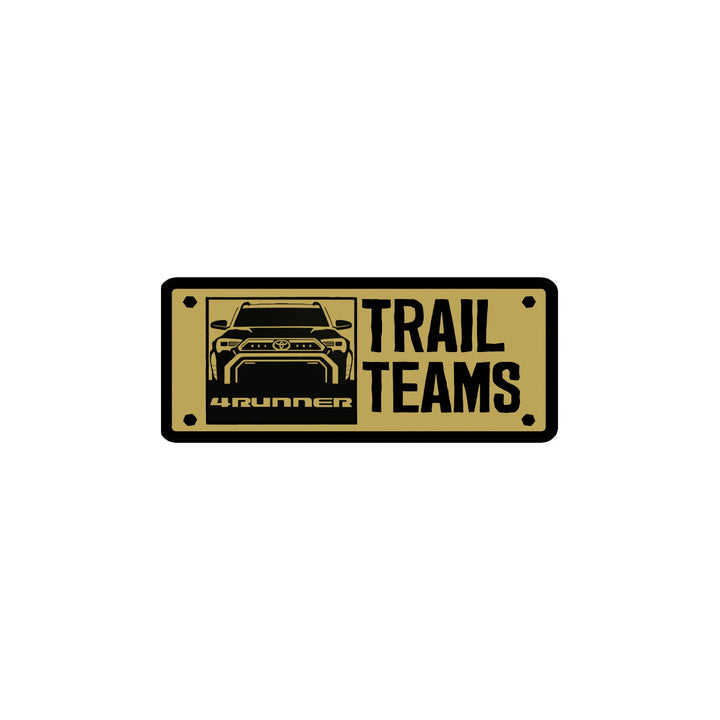 StickerFab Trail Teams Liftgate Emblem for Land Cruiser (2024+) & 4Runner (2025+)