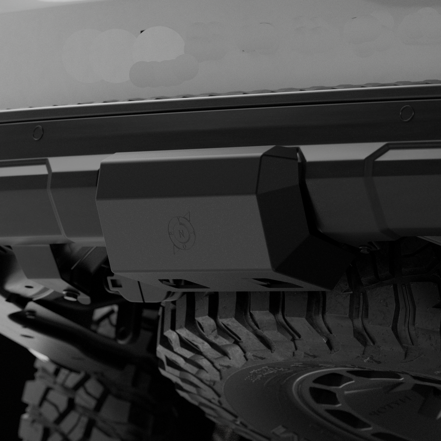 Nytop Rear Hitch Skid Cover for 4Runner (2025+)