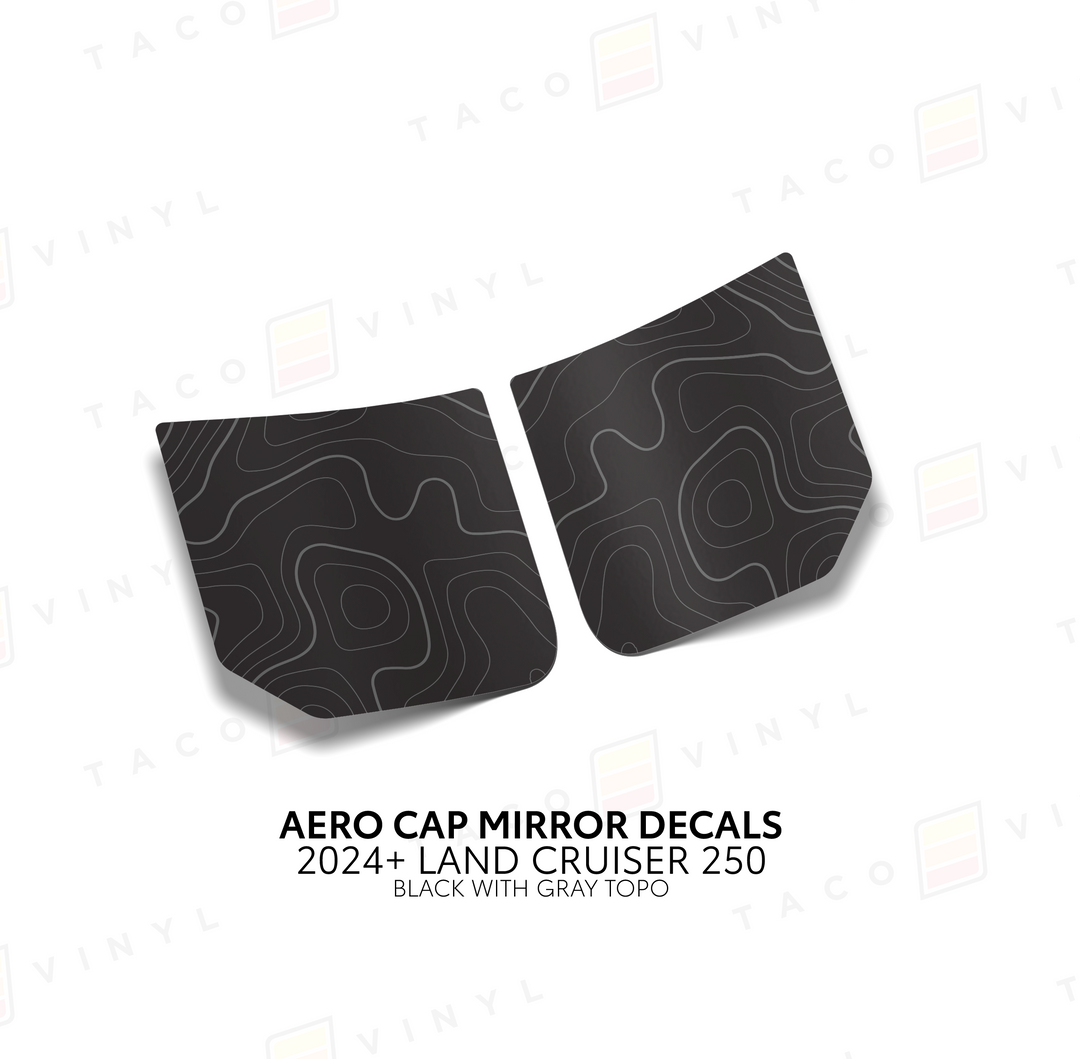 2024+ Land Cruiser 250 Aero Cap Mirror Decals