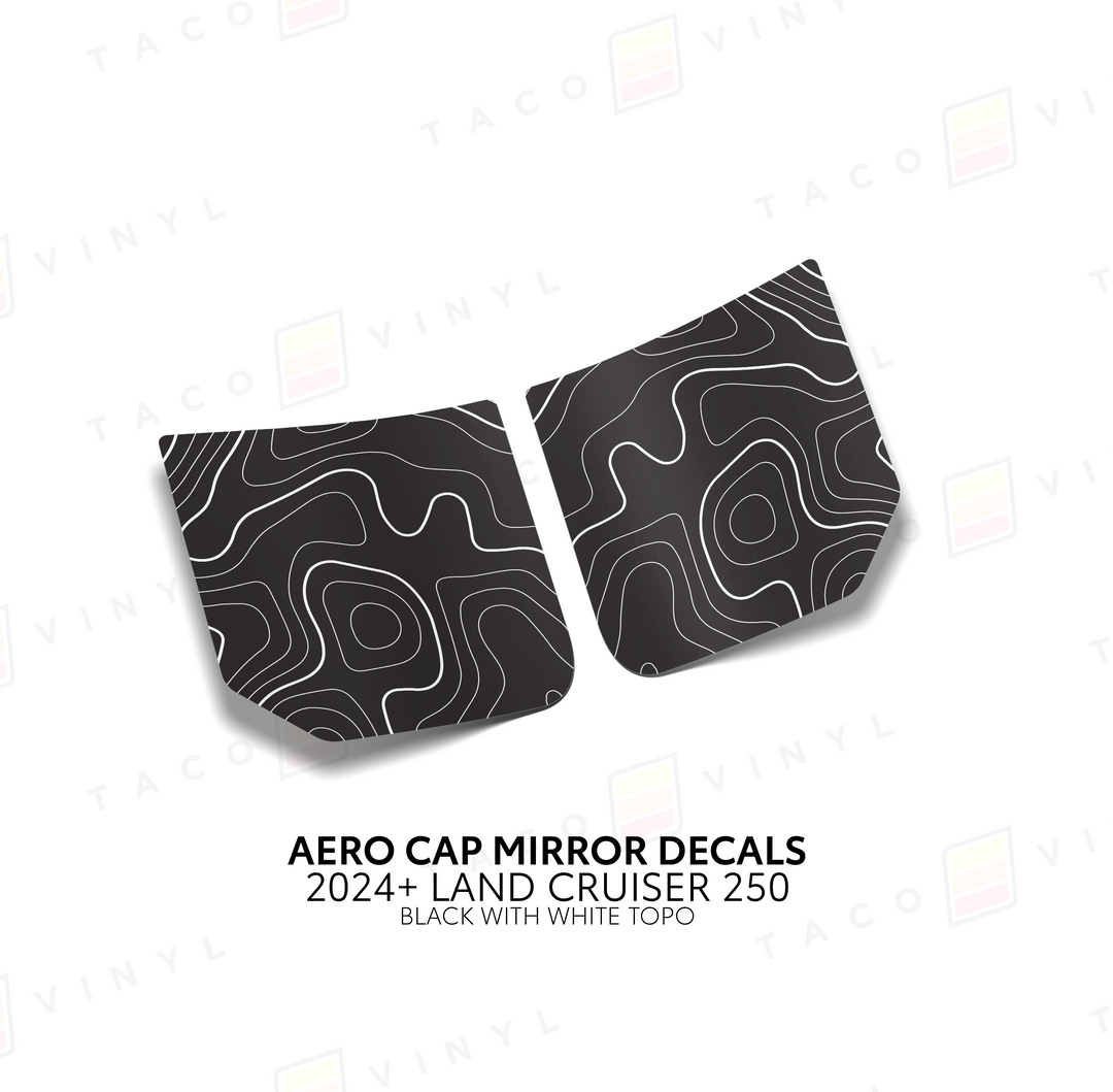 2024+ Land Cruiser 250 Aero Cap Mirror Decals
