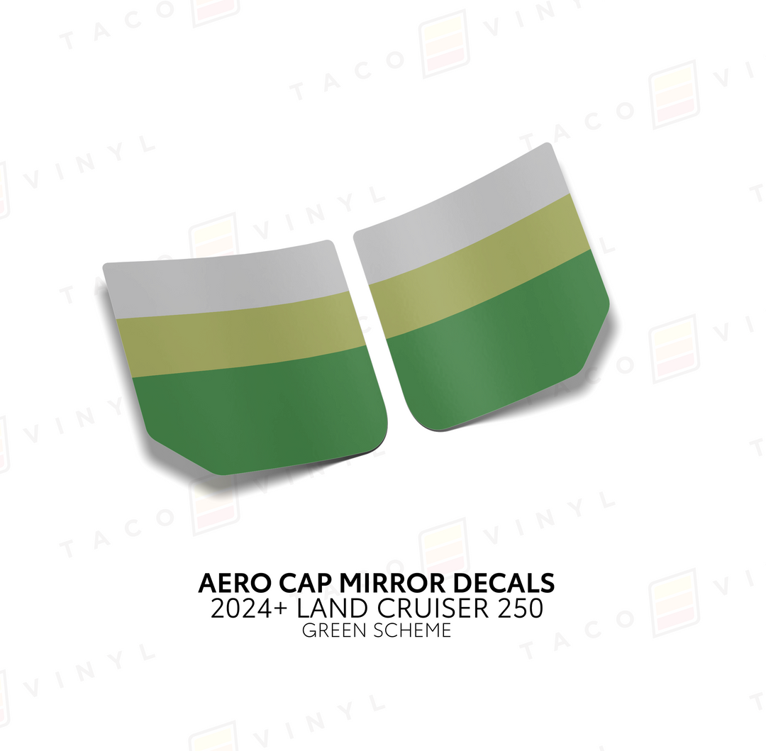 2024+ Land Cruiser 250 Aero Cap Mirror Decals