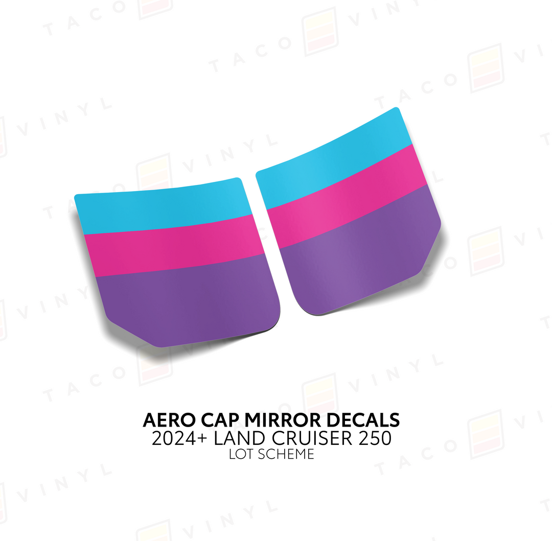 2024+ Land Cruiser 250 Aero Cap Mirror Decals