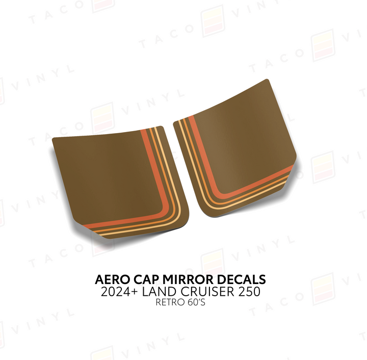 2024+ Land Cruiser 250 Aero Cap Mirror Decals