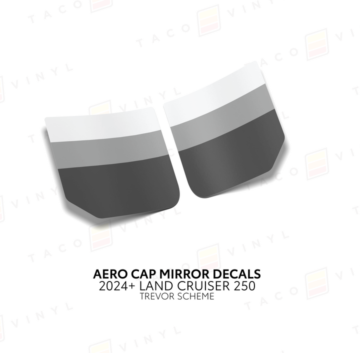 2024+ Land Cruiser 250 Aero Cap Mirror Decals