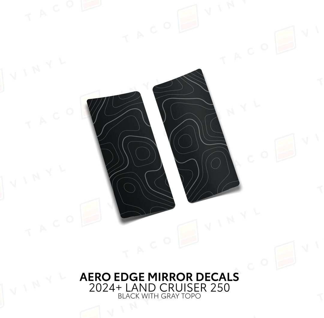2024+ Land Cruiser 250 Aero Edge Mirror Decals
