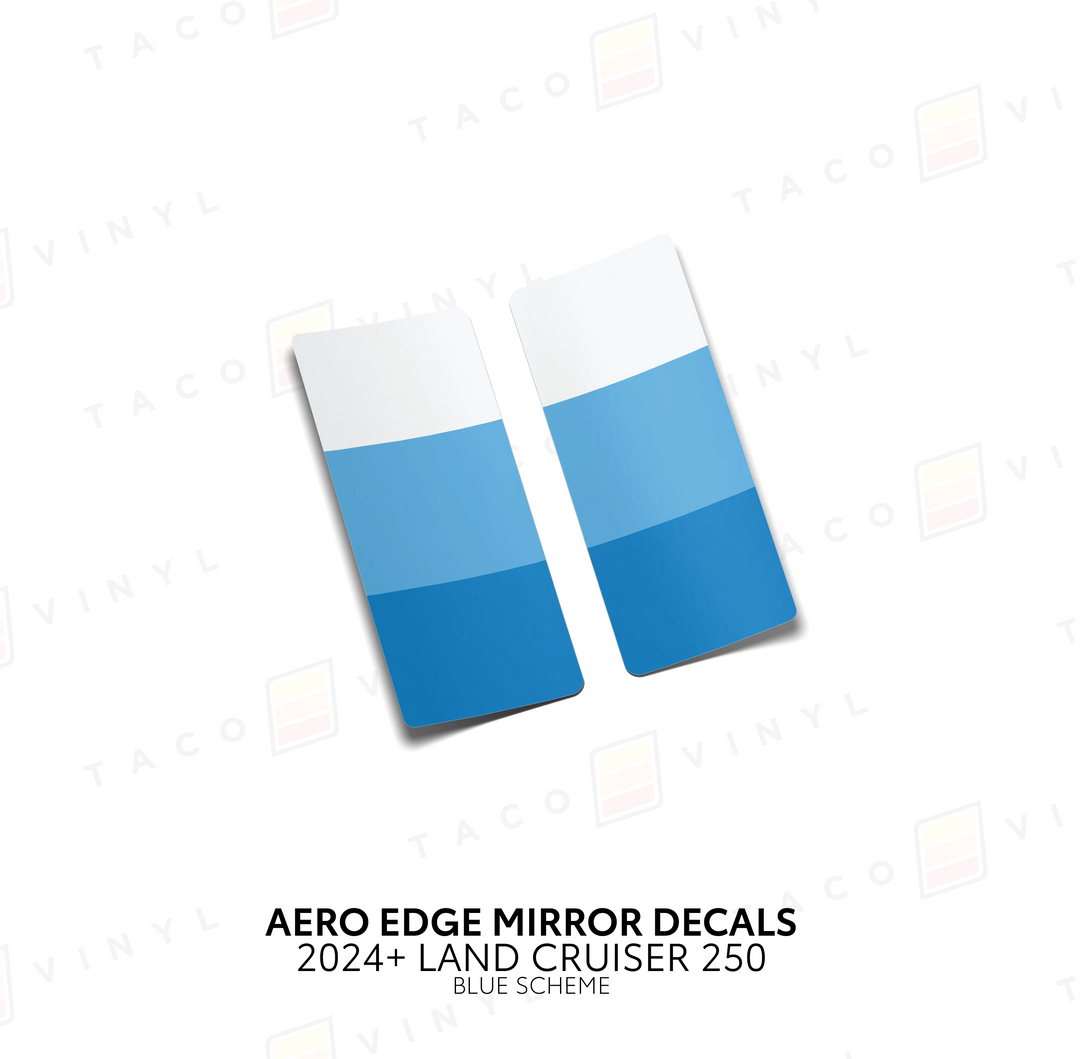 2024+ Land Cruiser 250 Aero Edge Mirror Decals