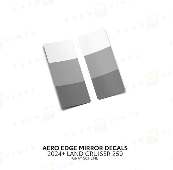 2024+ Land Cruiser 250 Aero Edge Mirror Decals