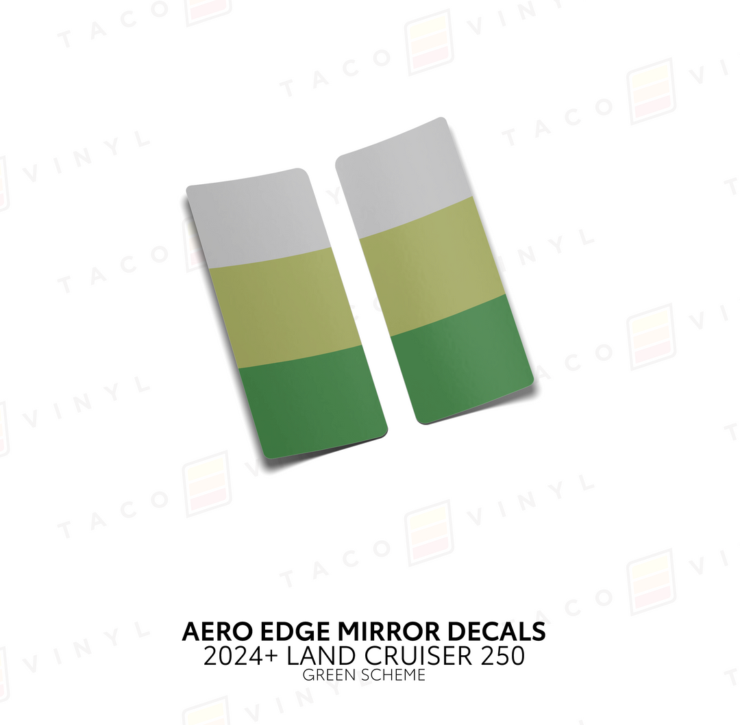 2024+ Land Cruiser 250 Aero Edge Mirror Decals