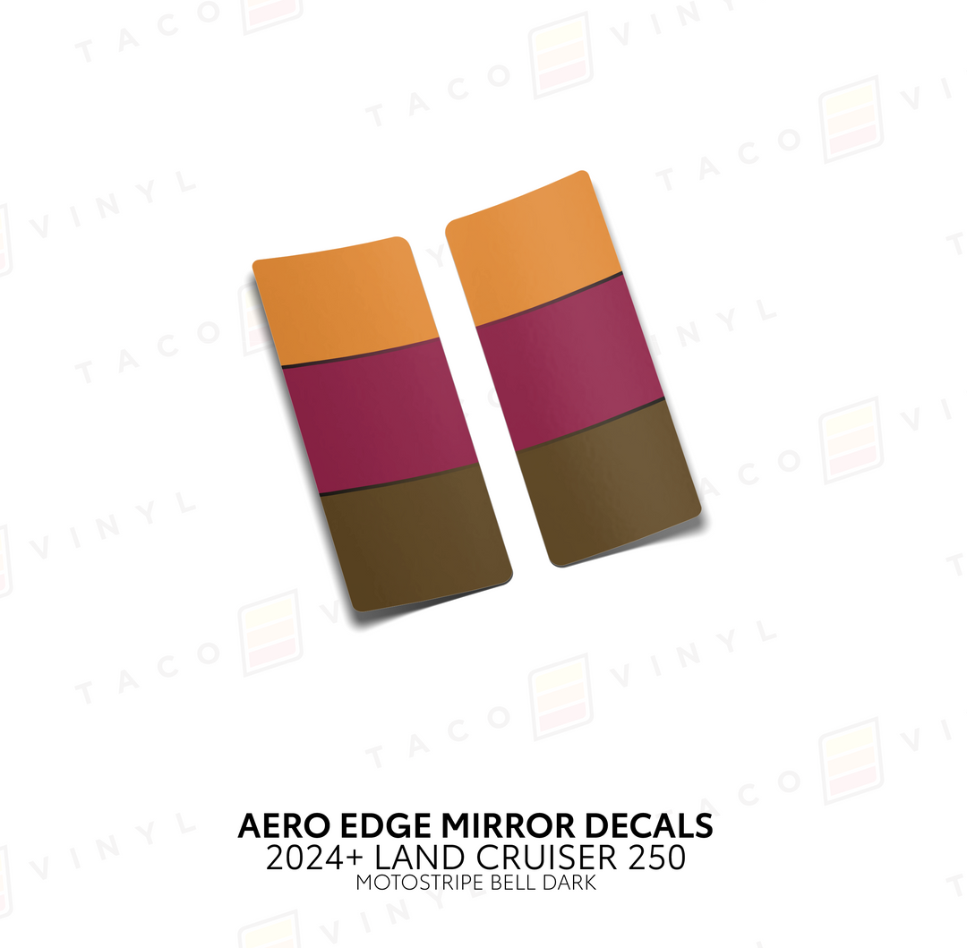 2024+ Land Cruiser 250 Aero Edge Mirror Decals