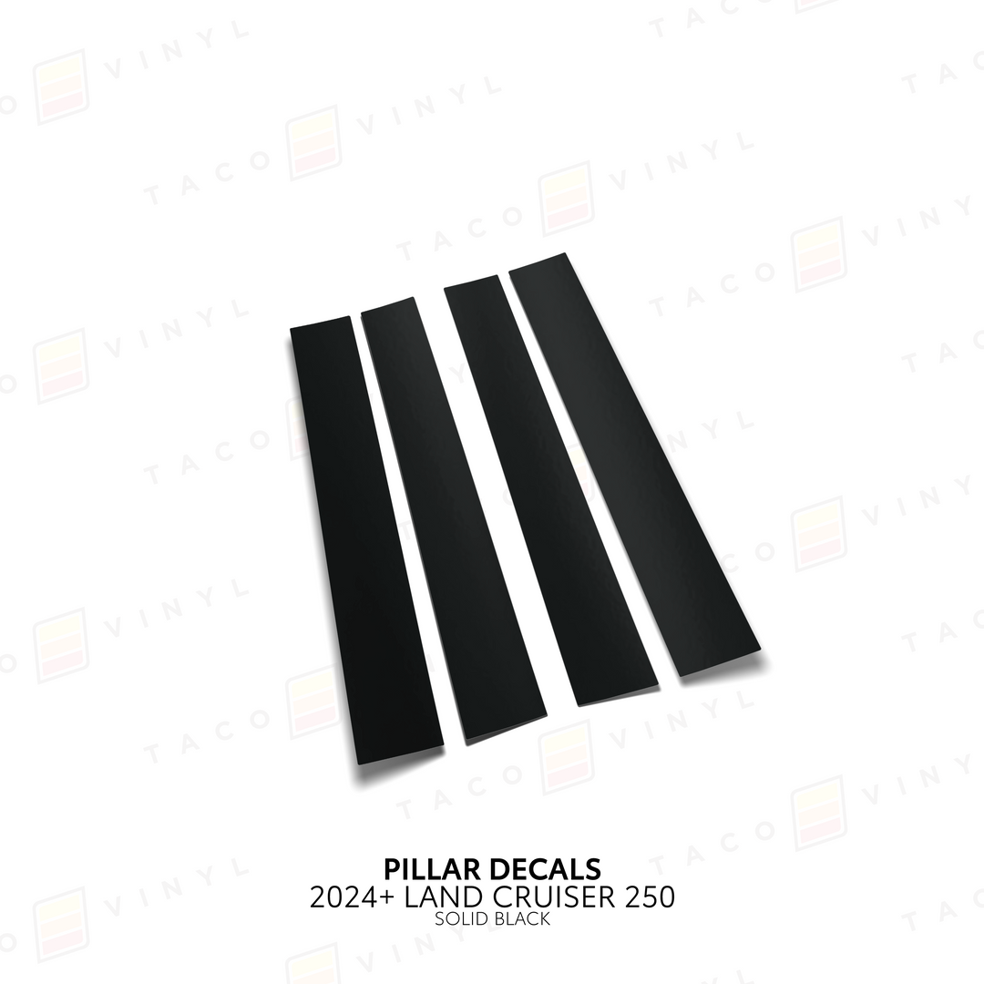 2024+ Land Cruiser 250 Door Pillar Decals