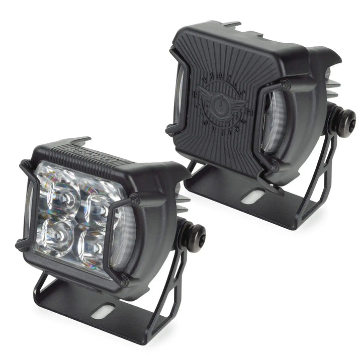 ORACLE Lighting 2010-2023 Toyota 4Runner (5th Gen) A-Pillar Hood Mount Brackets w/ VEGA™ Series 4 Spotlights