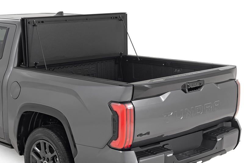 Rough Country Hard Tri-Fold Flip Up Bed Cover 5'7" for Tundra 2WD/4WD (2022+)