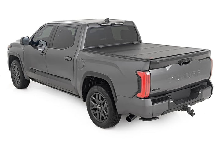 Rough Country Hard Tri-Fold Flip Up Bed Cover 5'7" for Tundra 2WD/4WD (2022+)