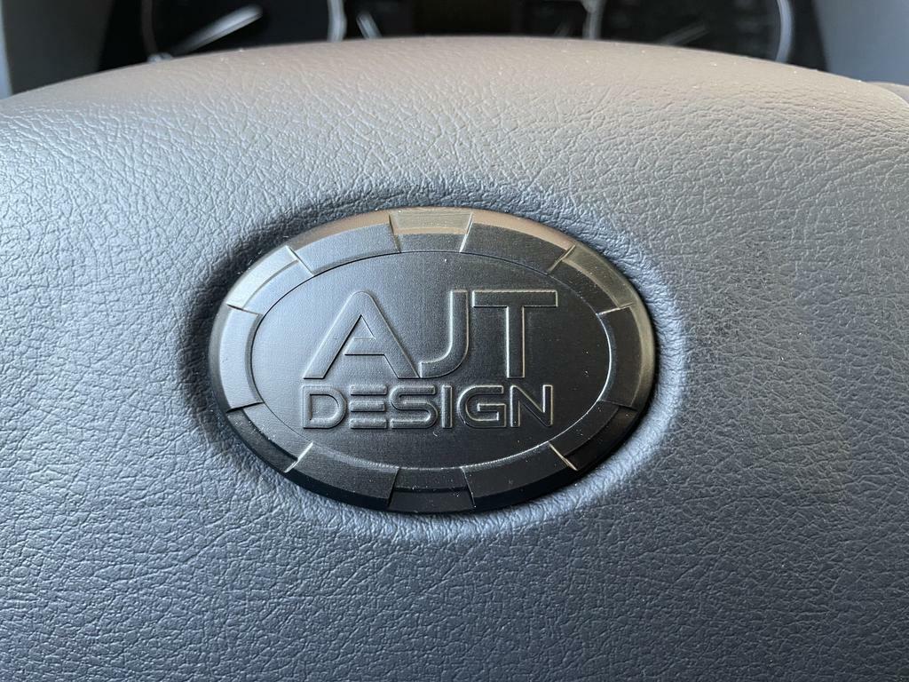 Steering Wheel Emblem Overlay (Select Toyota Models) - VOODOO BLUE - AJT DESIGN