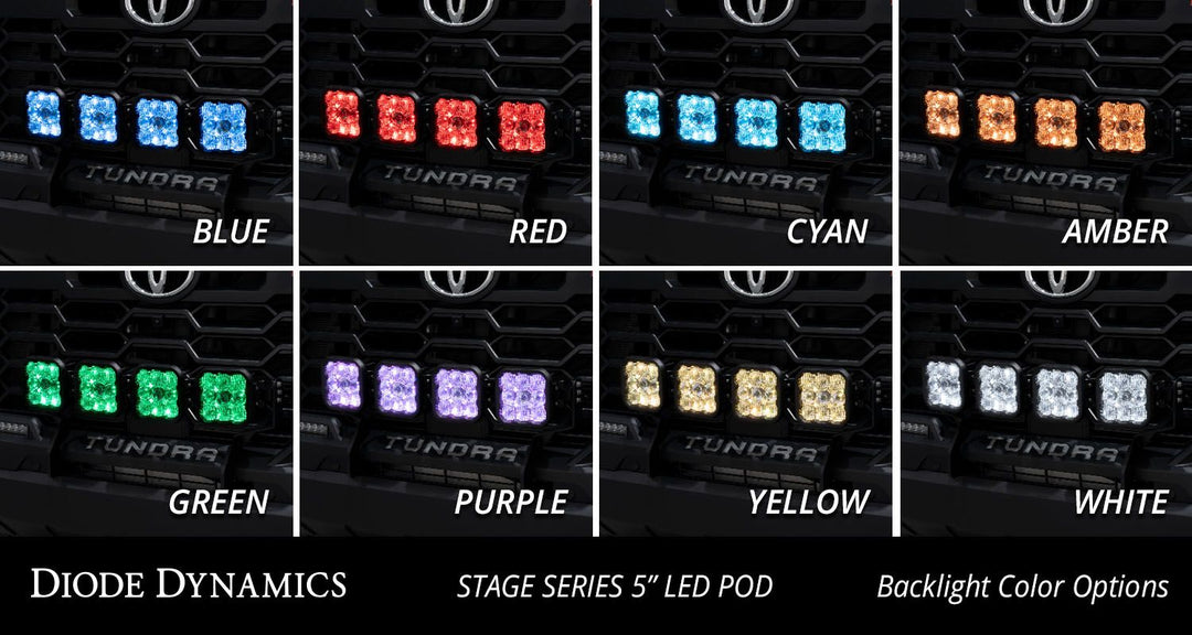 Diode Dynamics SS5 Grille CrossLink Lightbar Kit for Tundra (2022+)