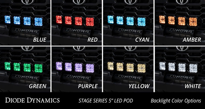 Diode Dynamics SS5 Grille CrossLink Lightbar Kit for Tundra (2022+)