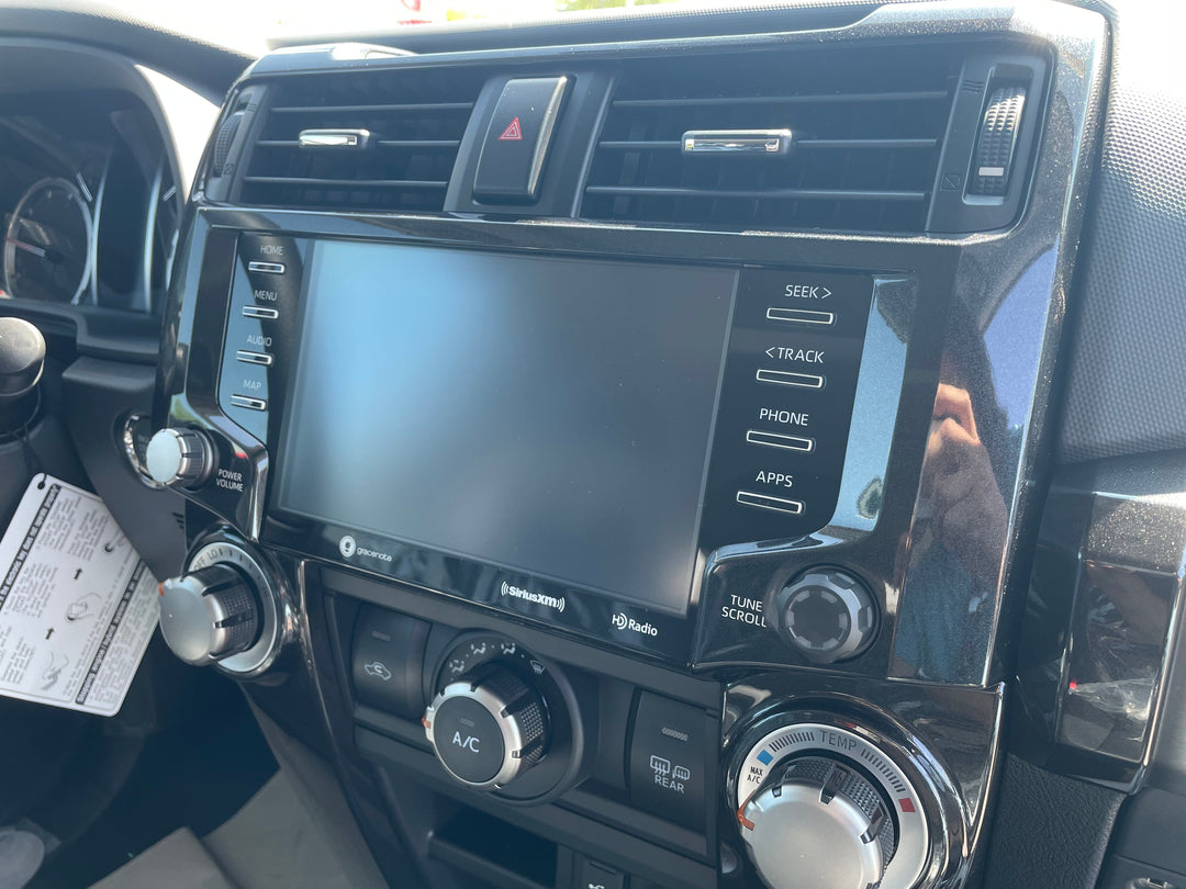 AJT Design Radio Knobs- WHITE for Tundra (2020-2021) & 4Runner (2020-2024)