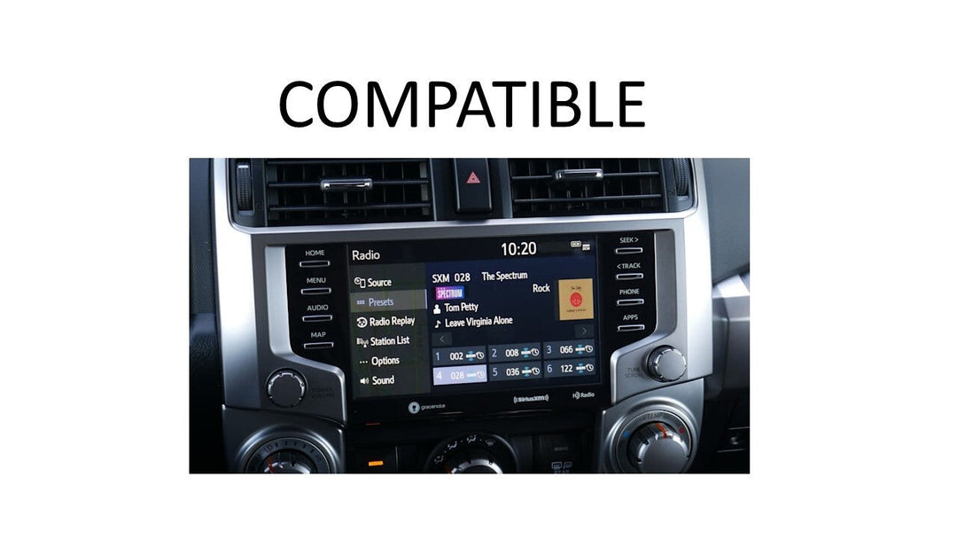 AJT Design Radio Knobs- WHITE for Tundra (2020-2021) & 4Runner (2020-2024)