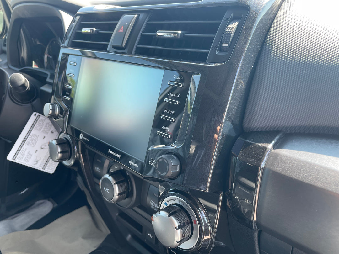 AJT Design Radio Knobs - LUNAR ROCK for Tundra (2020-2021) & 4Runner (2020-2024)