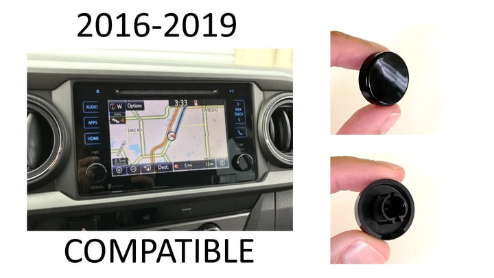 Radio Knobs (2016-2019 Tacoma) - RED