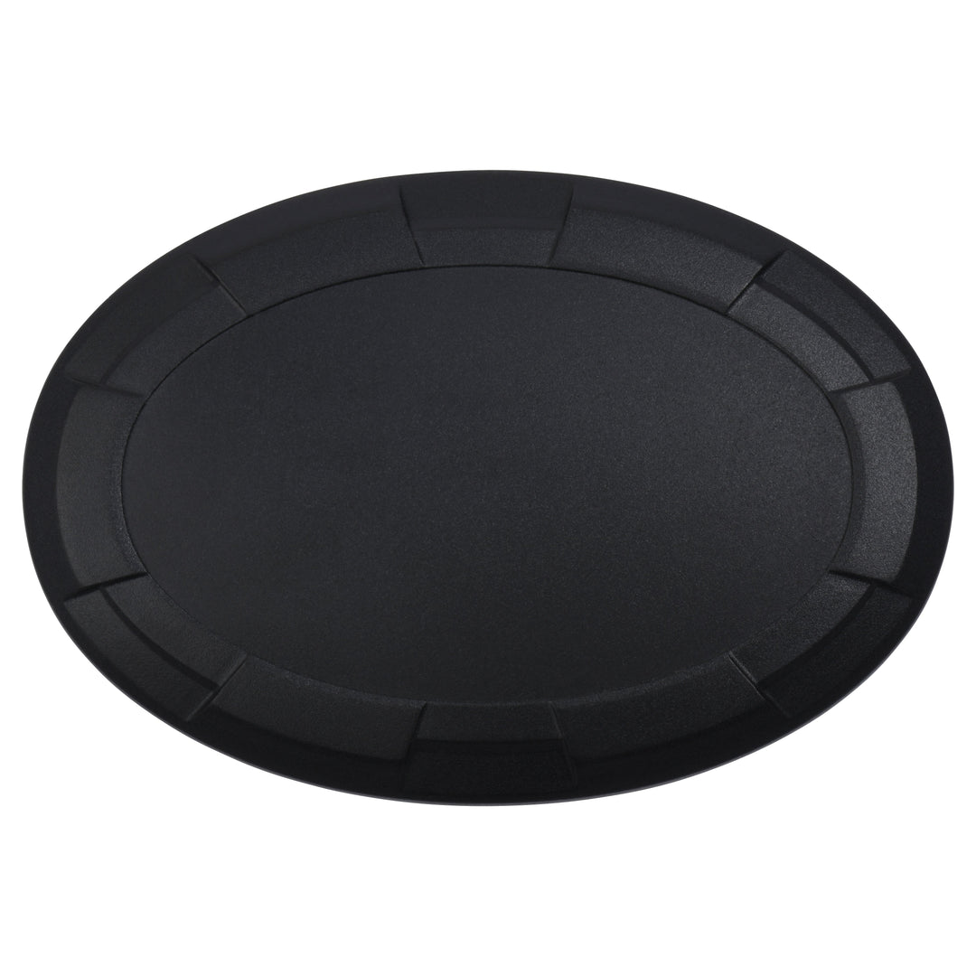 Steering Wheel Emblem Overlay (Select Toyota Models) - BLACK - BLANK