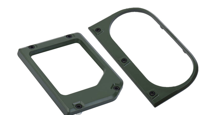 AJT Design Cup Holder/Shifter Trim Rings- ARMY GREEN for Tundra (2014-2021)
