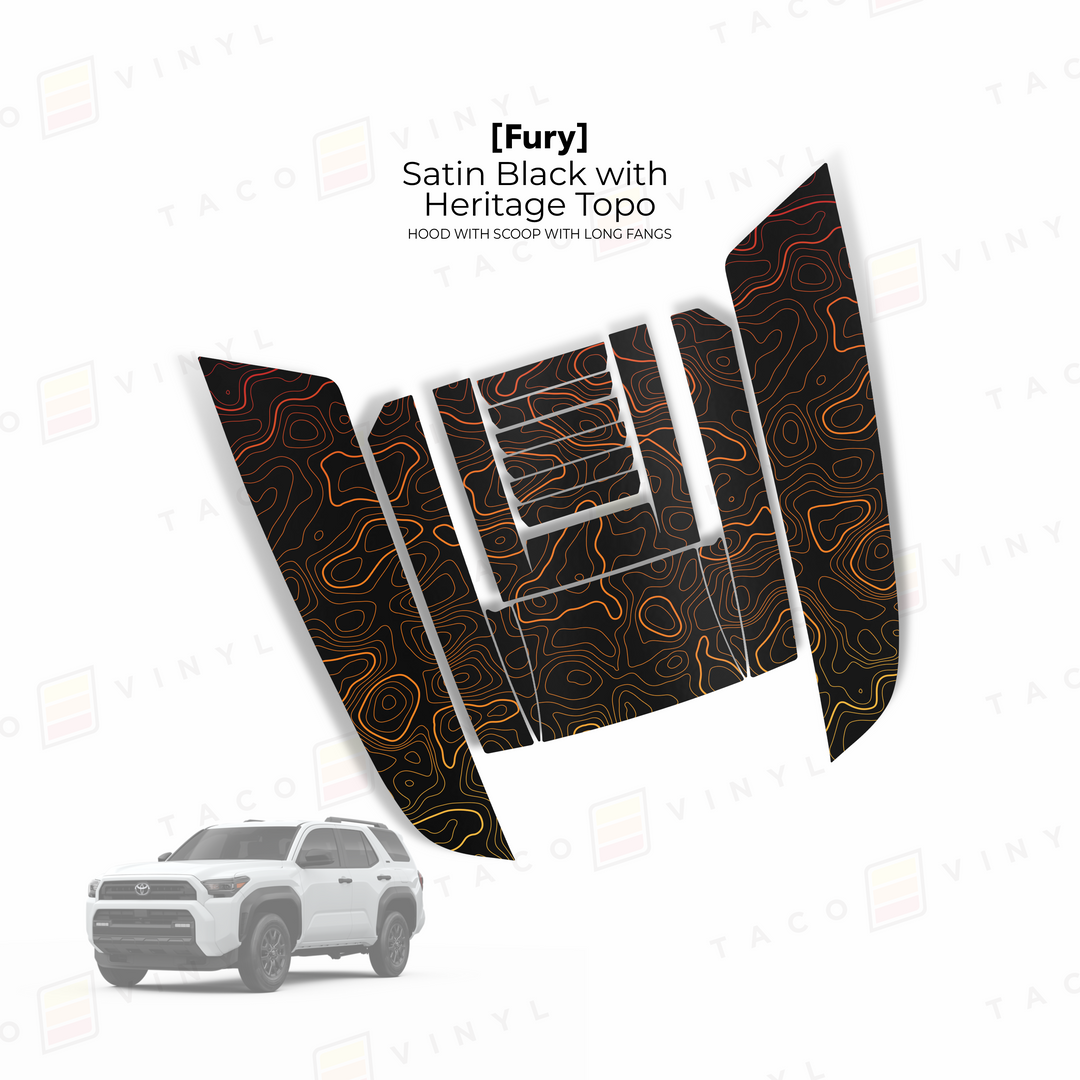 2025+ 4Runner Fury Hood Scoop Stamp (W/ Long Fangs)