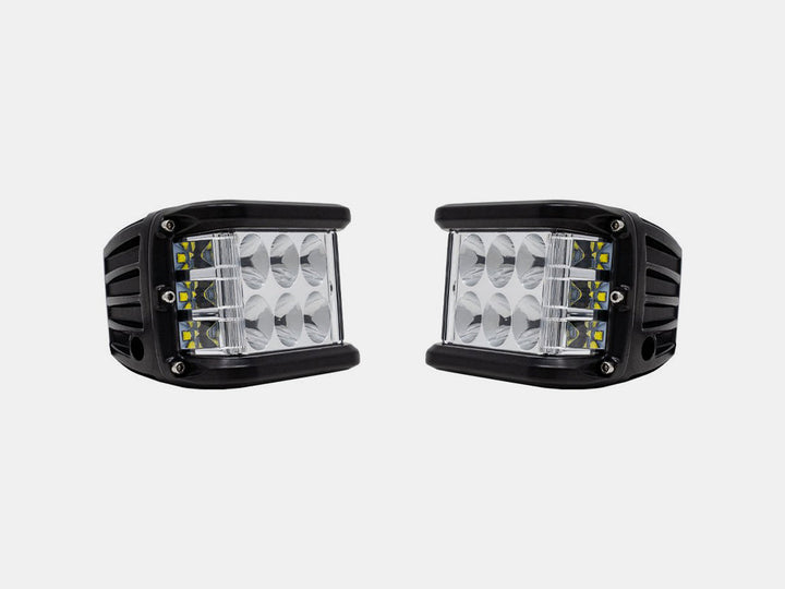 Cali Raised LED Low Profile Ditch Light Brackets Kit For Tacoma (2016-2023)