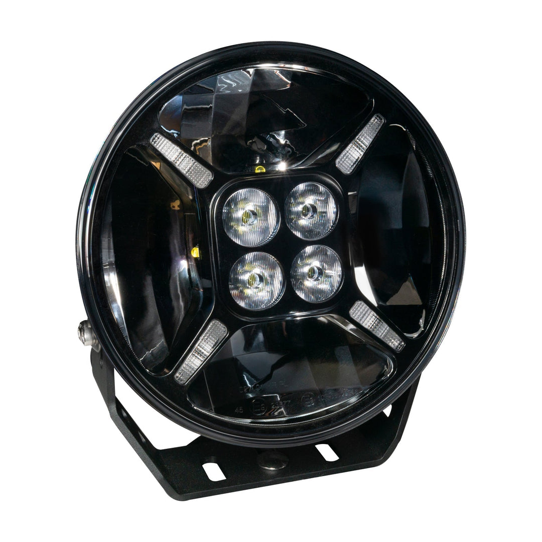 ORACLE Lighting EXO 9" Multifunction 120W LED Spotlight - Round Post Mount