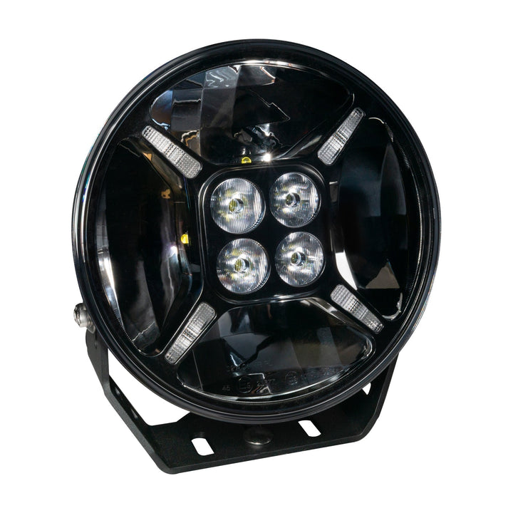ORACLE Lighting EXO 9" Multifunction 120W LED Spotlight - Round Post Mount