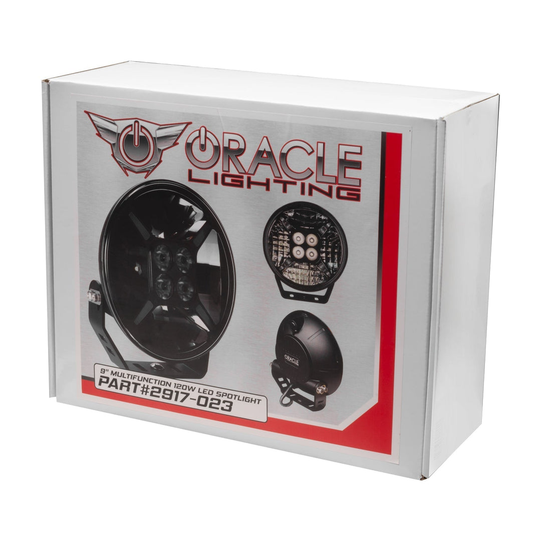 ORACLE Lighting EXO 9" Multifunction 120W LED Spotlight - Round Post Mount