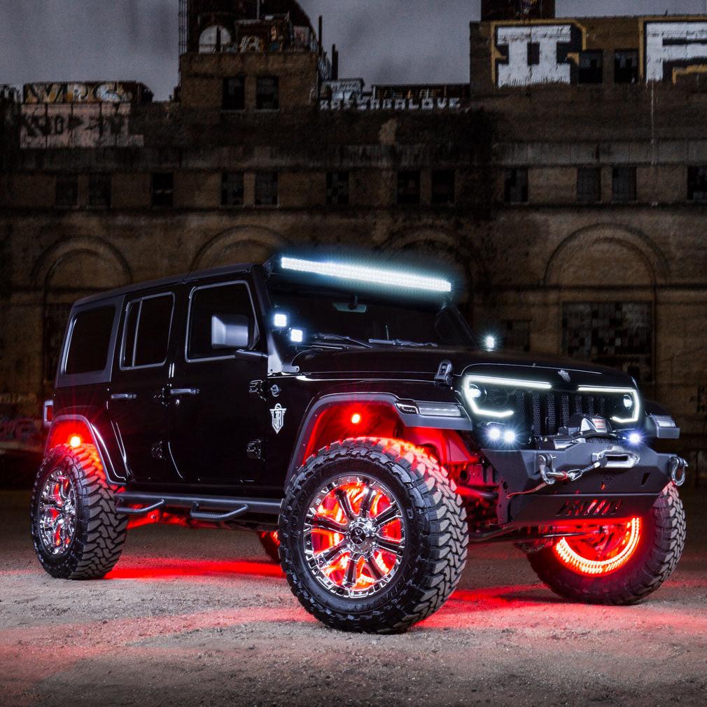 ORACLE Lighting LED Illuminated Wheel Rings - Dynamic ColorSHIFT