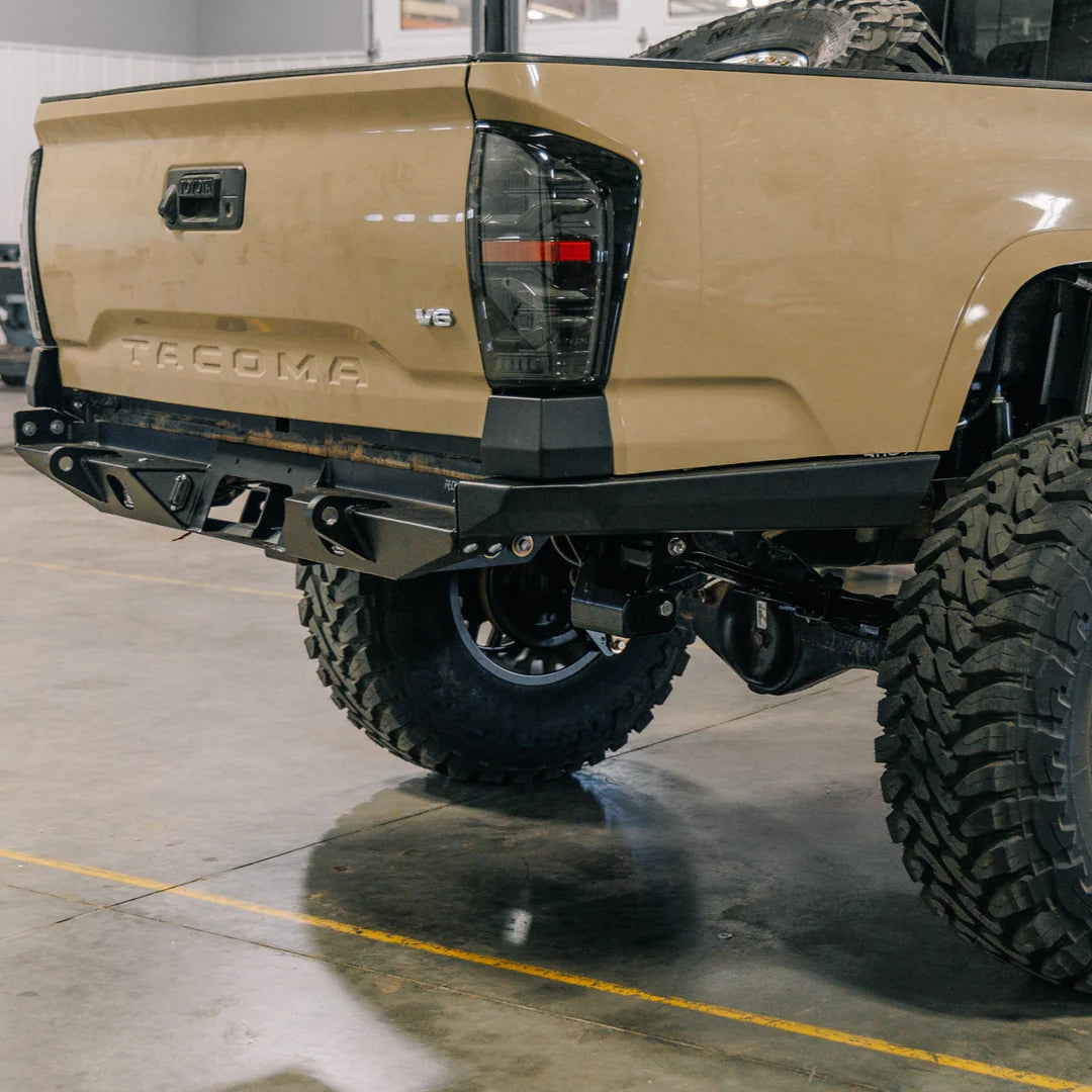 C4 Fabrication Rock Runner High Clearance Rear Bumper for Tacoma (2016-2023)