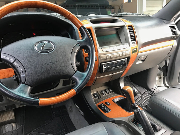 Stereo Replacement Kit for 2003-2009 Lexus GX 470 With Factory Navigation - Beat-Sonic MVA-81