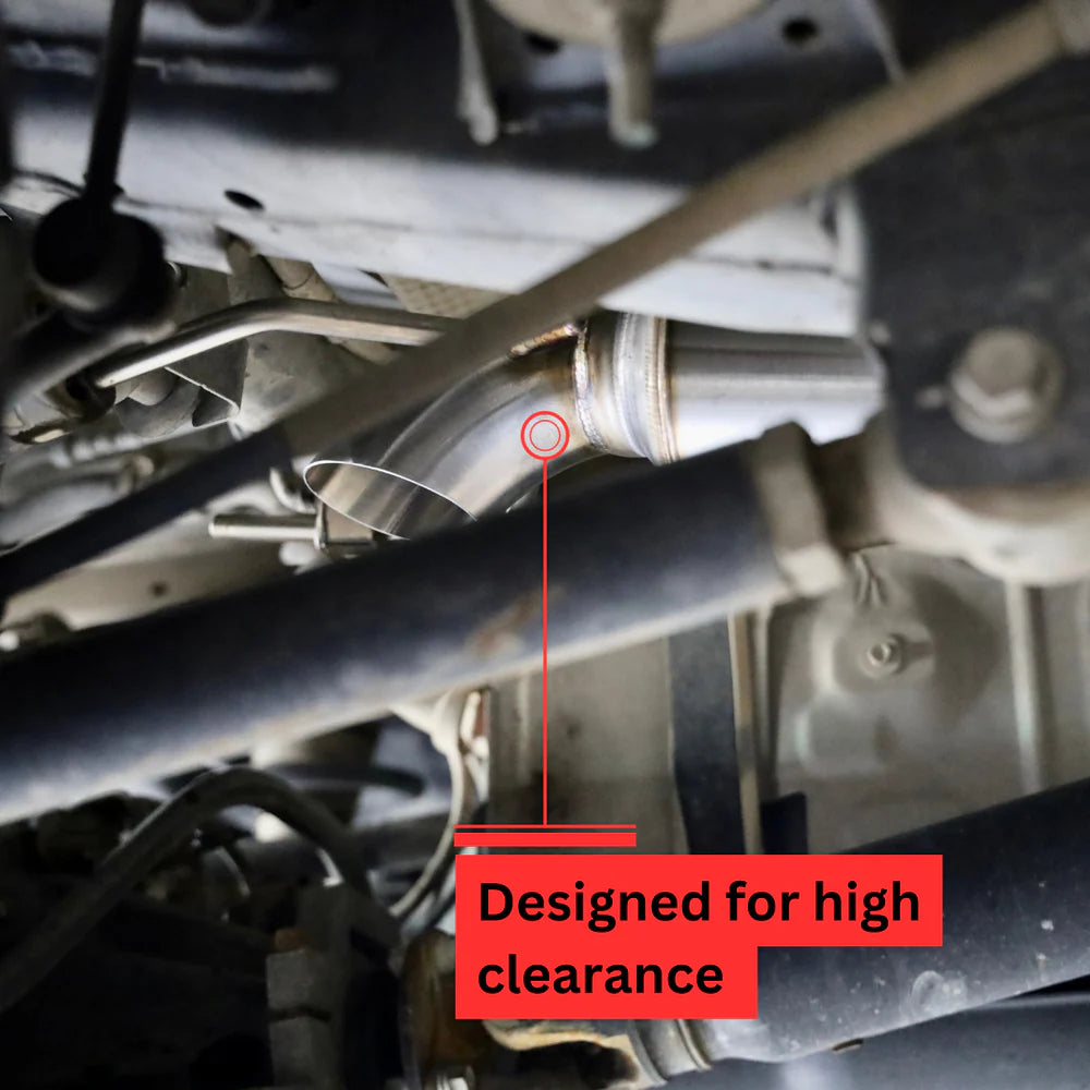 Carven Exhaust High Clearance Dump Exit Exhaust System for 4Runner (2003-2024)