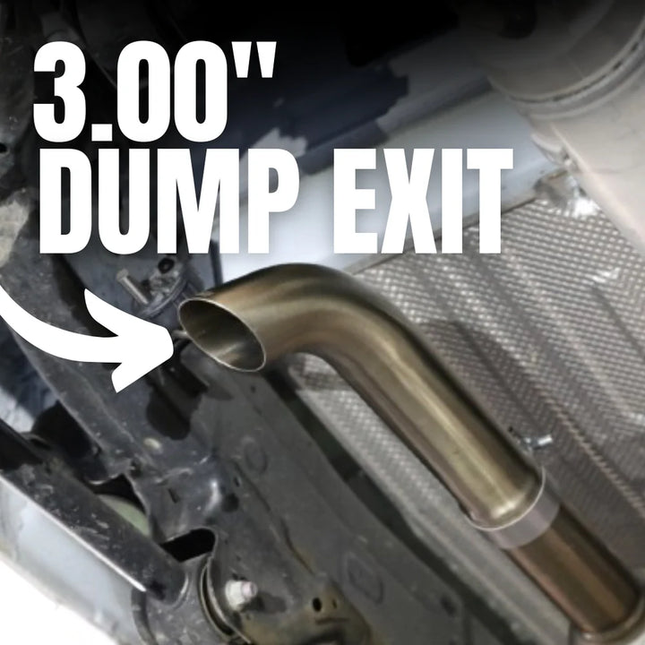 Carven Exhaust Max Clearance Dump Exit Kit for Tacoma (2024+)
